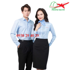 ao-so-mi-dai-tay-mau-xanh-duong-nhat