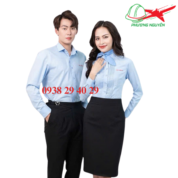 ao-so-mi-dai-tay-mau-xanh-duong-nhat